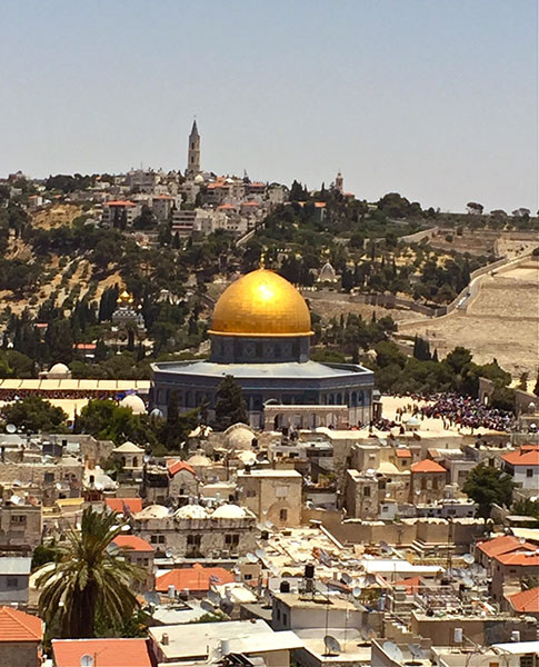 Dome of the Rock from the Old City
