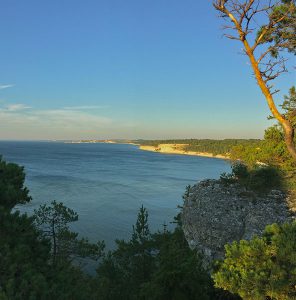 The view from Högklint