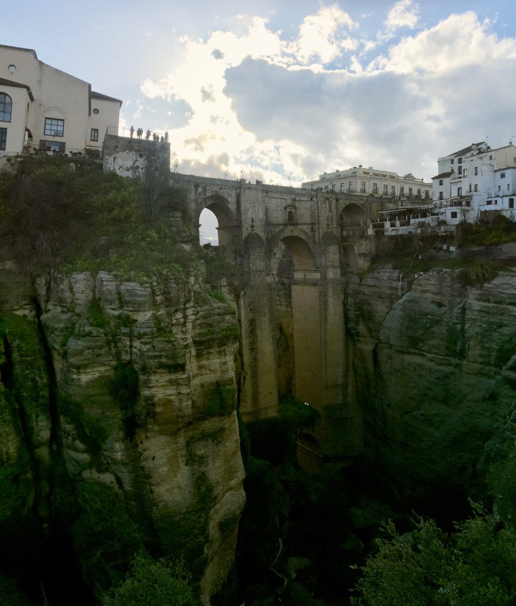 Puente Nuevo Ronda - mountaintop city in Spain’s Malaga province.