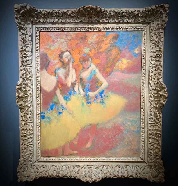 Hammer Galleries never disappoint and they have an endless supply of impressionists. You can get a tan while admiring Edgar Degas' Three Dancers in Yellow Skirts. photo: Albert Ehrnroot