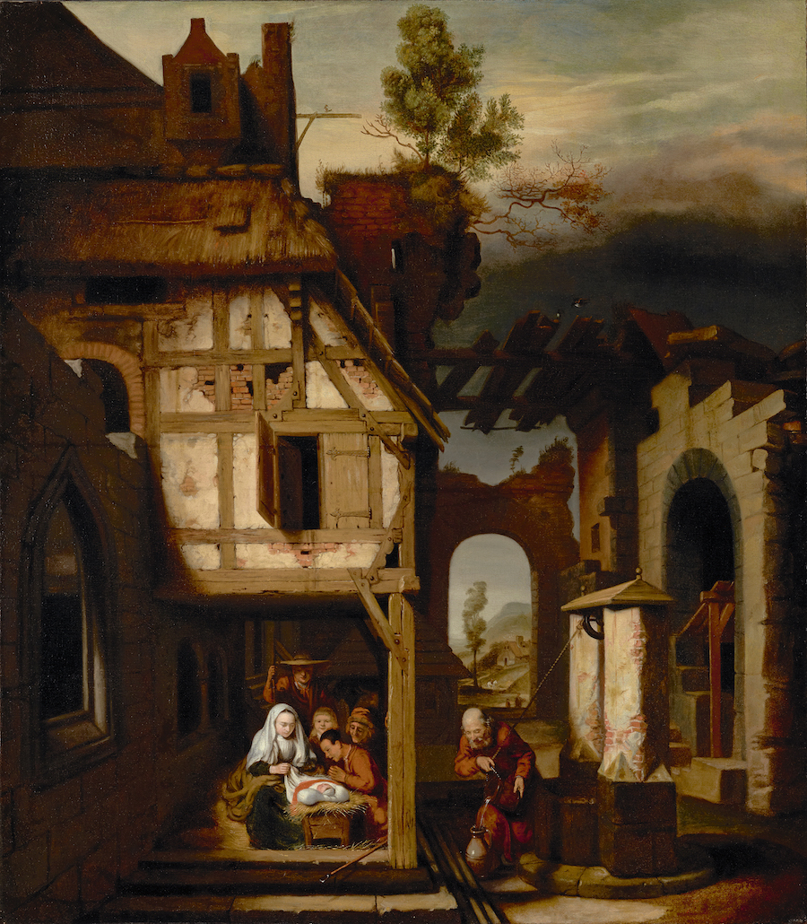 Nicolaes Maes copies Dürer in The Adoration of the Shepherds